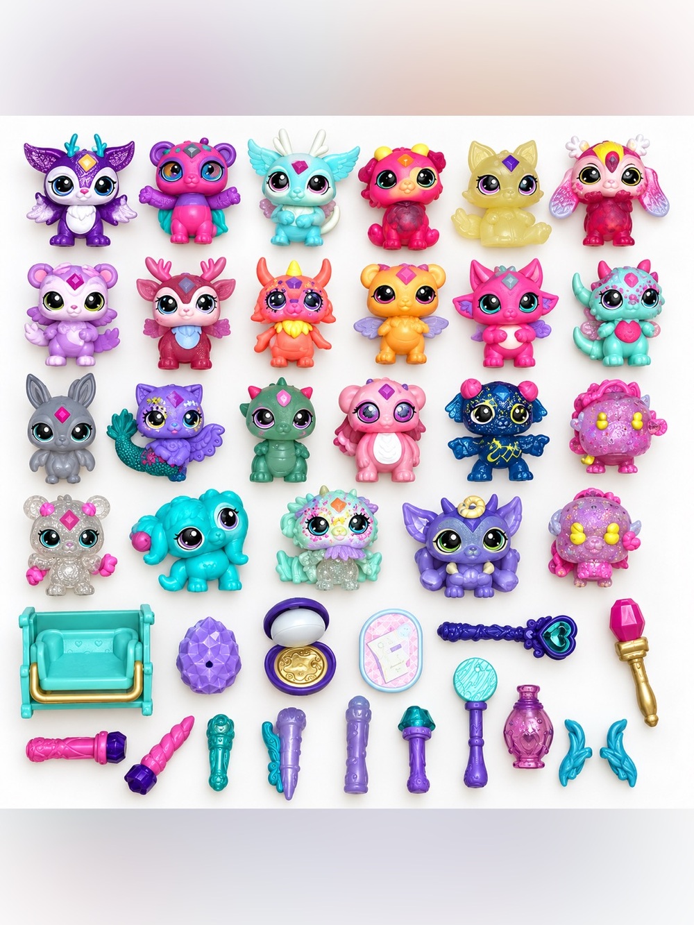 Magic Mixies Mixlings Lot of 23 Figures & Accessories